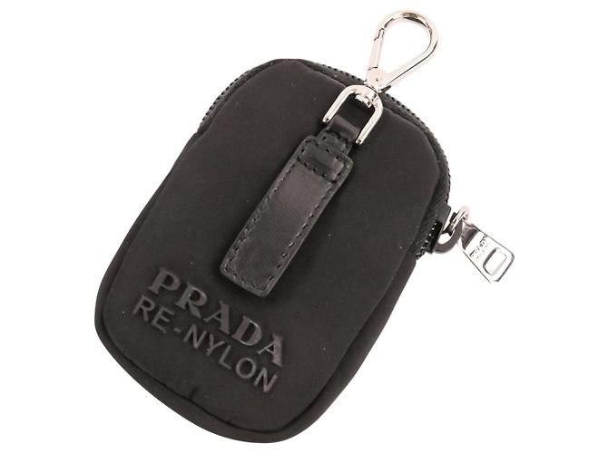 Prada Re-Nylon Handtaschen-Pouch Schwarz - Ansicht 10