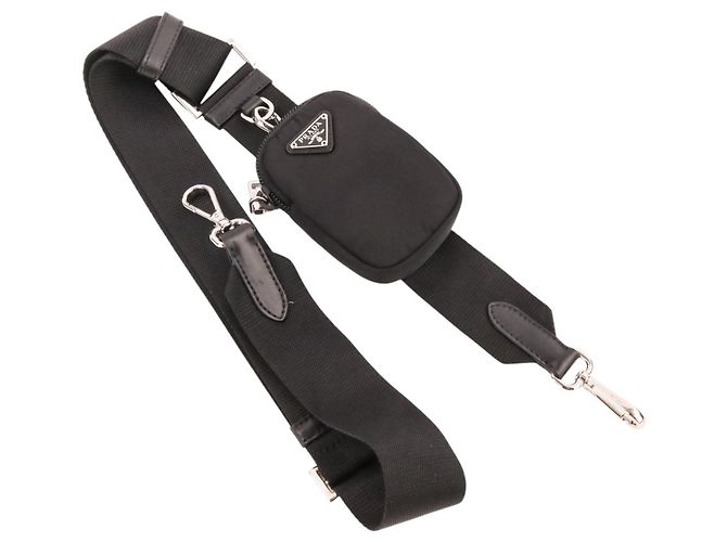 Prada Re-Nylon Handtaschen-Pouch Schwarz - Ansicht 11
