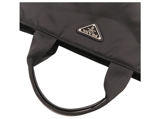 Prada Re-Nylon Handtaschen-Pouch Schwarz - Ansicht 5