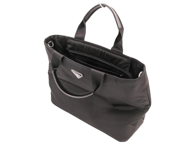 Prada Re-Nylon Handtaschen-Pouch Schwarz - Ansicht 7