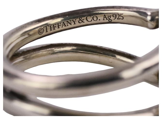 Autre Marque Tiffany HardWear Ring mit Süßwasserperlen Silber - Ansicht 10