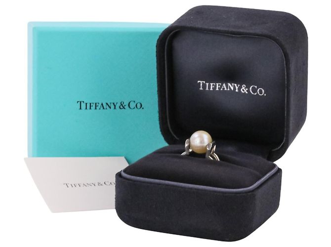 Autre Marque Tiffany HardWear Ring mit Süßwasserperlen Silber - Ansicht 11