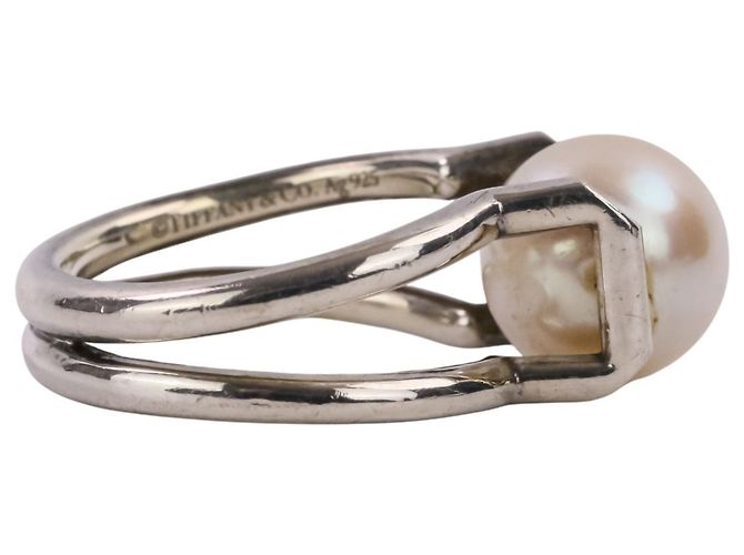 Autre Marque Tiffany HardWear Ring mit Süßwasserperlen Silber - Ansicht 6