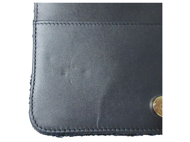 Borsa Chanel Matelassé Coco Mark con pochette Blu navy - vista 21