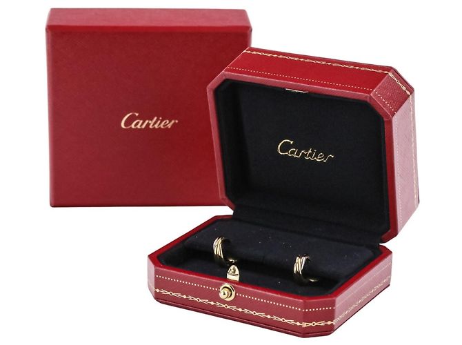 Cartier Trinity Ohrstecker Golden - Ansicht 13