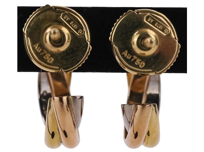 Cartier Trinity Ohrstecker Golden - Ansicht 3
