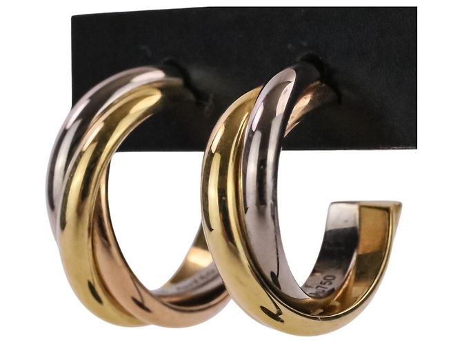 Cartier Trinity Ohrstecker Golden - Ansicht 4