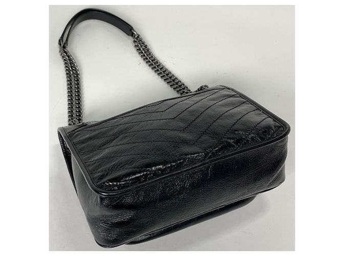 Autre Marque Borsa a tracolla Saint Laurent Niki Medium in pelle Nero - vista 2