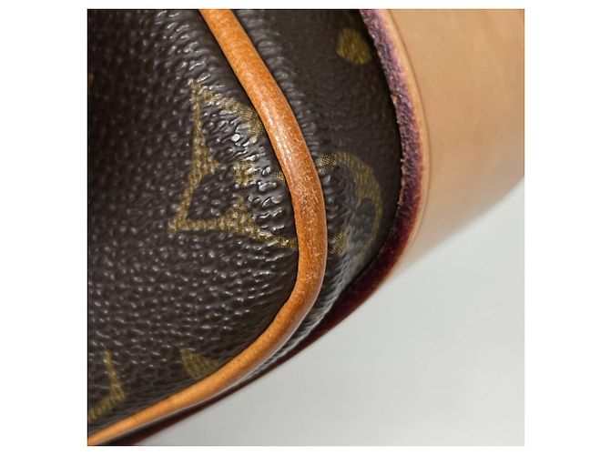 Borsa a tracolla Louis Vuitton Monogram Brown Cartouchiere Marrone - vista 3