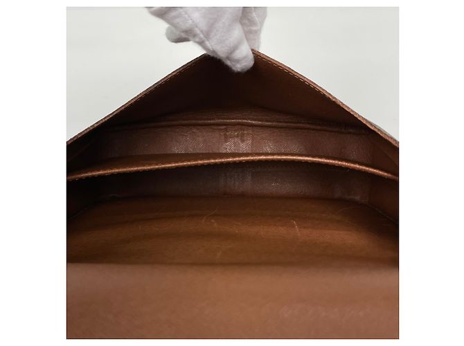 Borsa a tracolla Louis Vuitton Monogram Brown Cartouchiere Marrone - vista 9