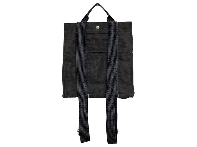Hermès Hermes Herline MM Rucksack in Grau Braun - Ansicht 2