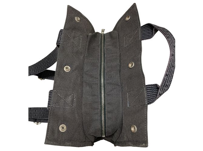 Hermès Hermes Herline MM Rucksack in Grau Braun - Ansicht 5