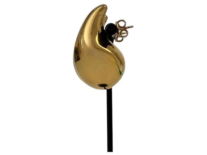 Orecchini a bottone placcati oro Bottega Veneta D'oro - vista 2