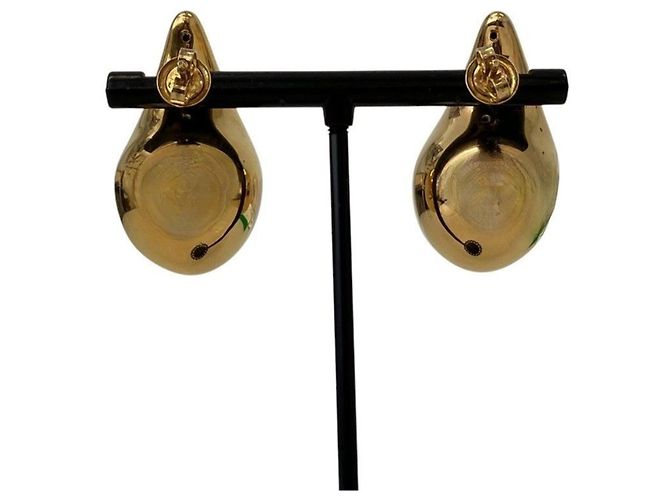 Orecchini a bottone placcati oro Bottega Veneta D'oro - vista 3