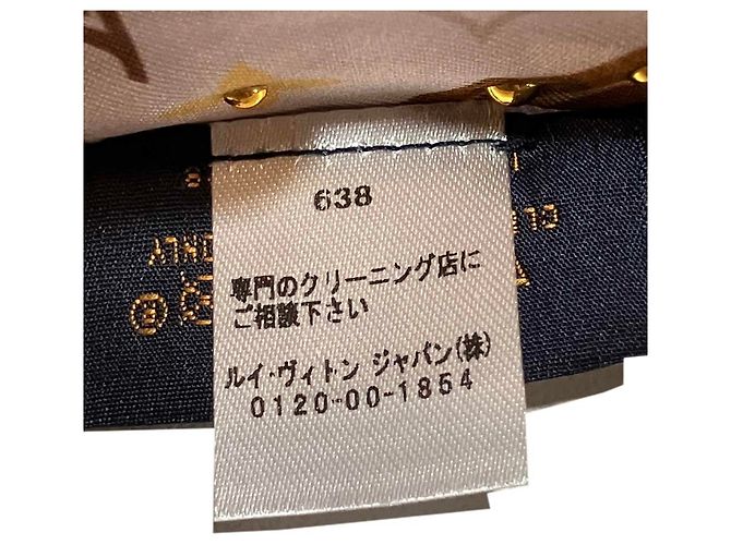 Louis Vuitton Bandeau BB Studded Narrow Scarf Marrone Beige - vista 9
