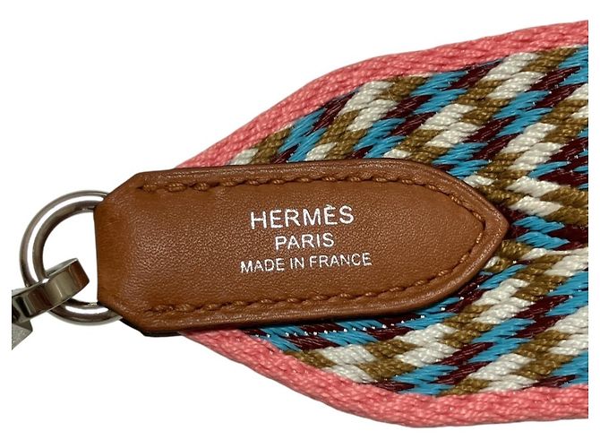 Hermès Hermes Zigzag Shoulder Strap Brown Pink White - view 5