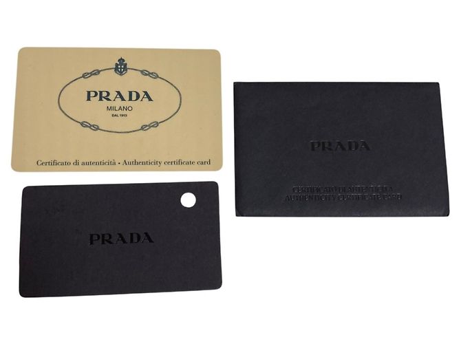 Borsa in tweed Prada con placca logo triangolare Rosso - vista 10