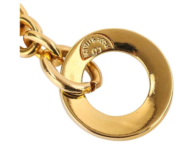 Céline Collana lunga CELINE Vintage con motivo orologio D'oro - vista 8