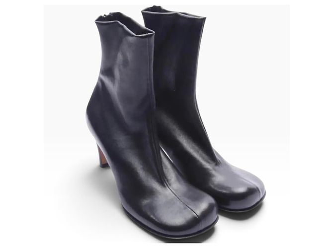 Bottega Veneta Stivaletti in pelle nera Nero - vista 3