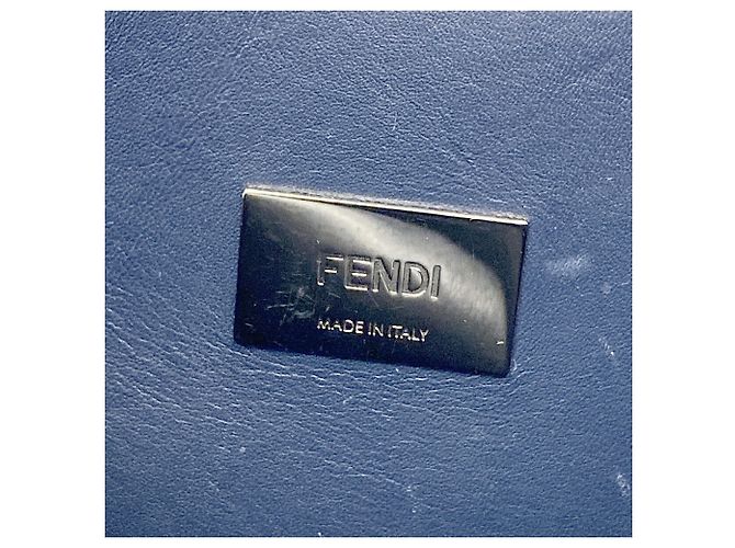 Fendi Peekaboo Essential Handtasche aus Leder Braun - Ansicht 5