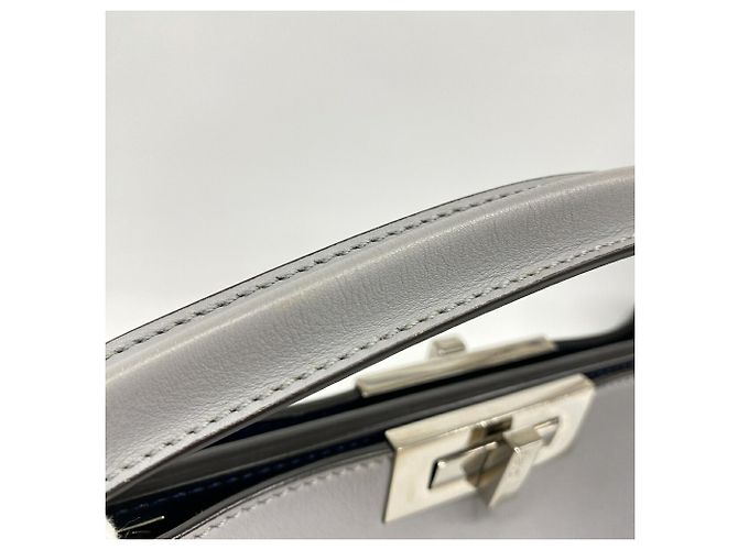 Fendi Peekaboo Essential Handtasche aus Leder Braun - Ansicht 8