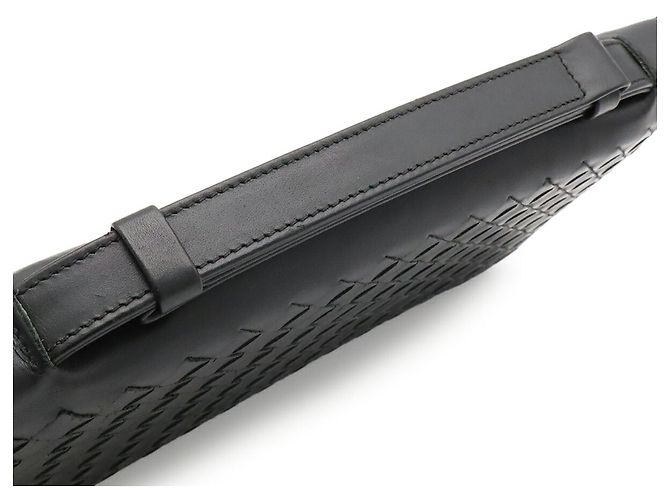 Cartera larga Bottega Veneta Intrecciato Negro - vista 4