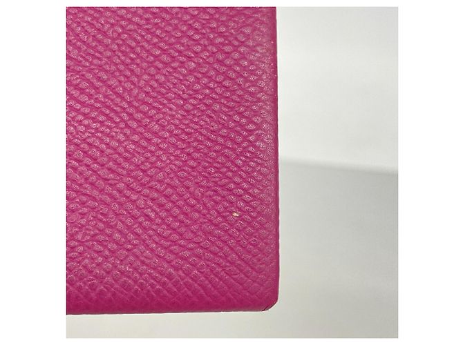 Hermès Tarjetero Hermes Calvi en Rose Purple Púrpura - vista 8