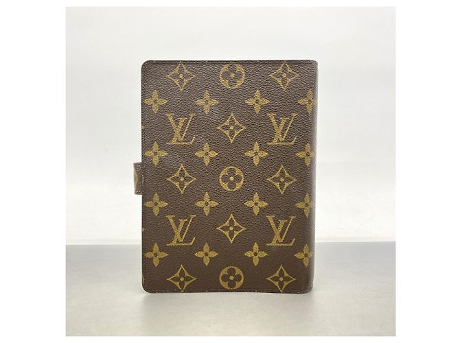Louis Vuitton Monogram Agenda MM Notebook Cover Brown - view 11