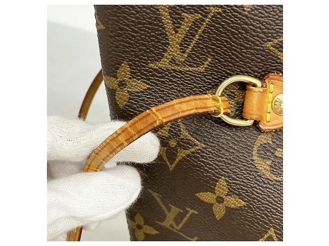 Louis Vuitton Monogram Neverfull MM Tote Bag Braun - Ansicht 8