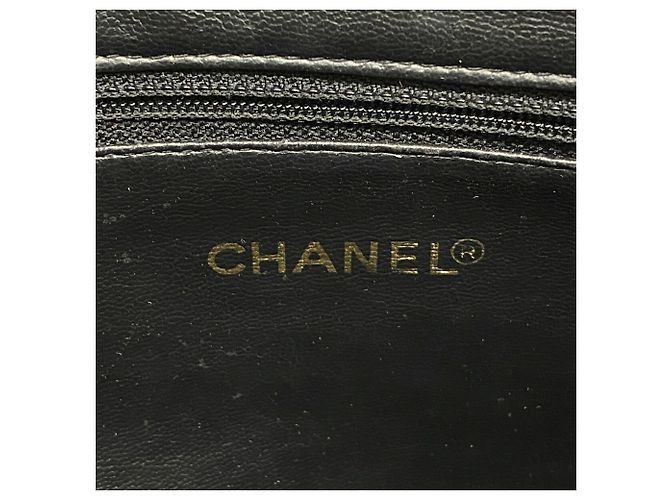 Chanel Triple Coco Shopper aus Kaviarleder Schwarz - Ansicht 5