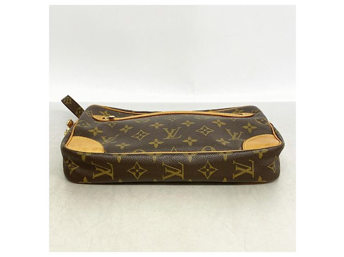 Borsa a Pochette Louis Vuitton Monogram Marly Dragonne GM Marrone - vista 3