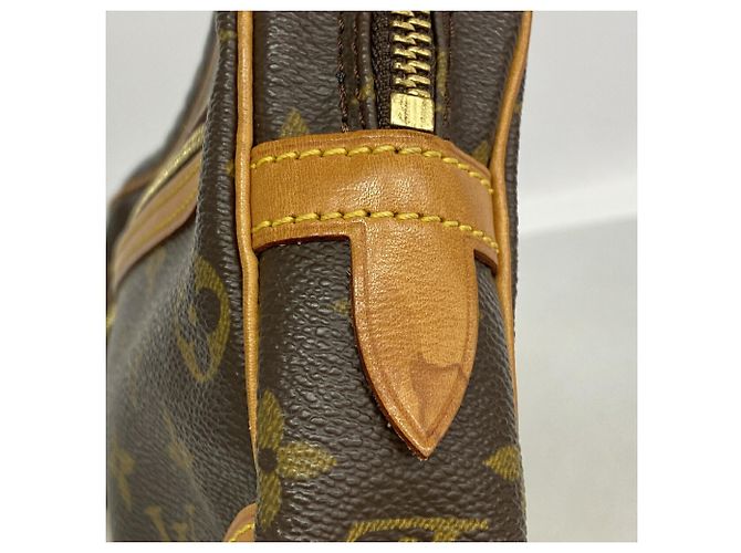 Borsa a Pochette Louis Vuitton Monogram Marly Dragonne GM Marrone - vista 7