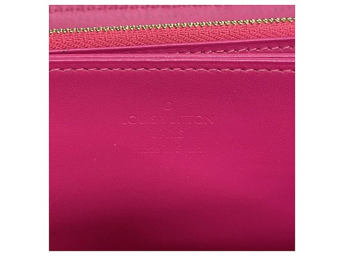 Cartera Zippy Louis Vuitton Vernis Rosa Azul - vista 4