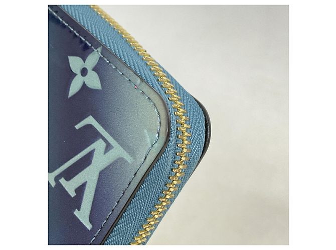 Cartera Zippy Louis Vuitton Vernis Rosa Azul - vista 5