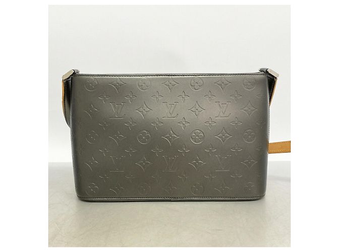 Bolsa de Ombro Louis Vuitton Monogram Mat Alston Preto - vista 10