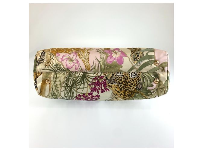 Borsa Tote Salvatore Ferragamo con Stampa Leopardata Marrone Multicolore - vista 9