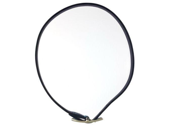 Hermès Bracciale Double Tour con Charm Hermes Bee Api Argento Blu navy Blu chiaro - vista 3