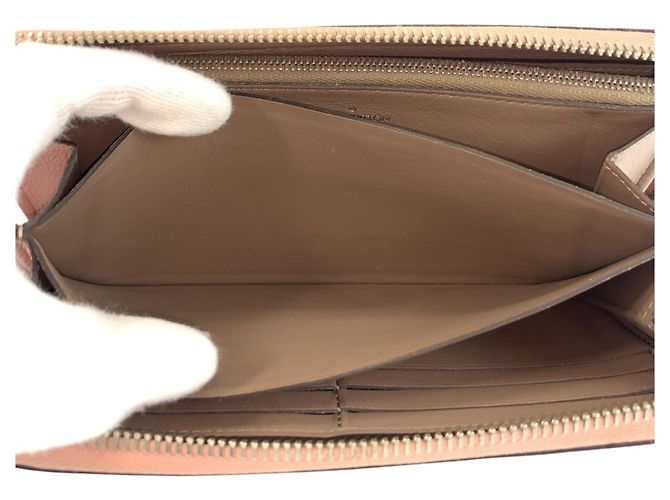Louis Vuitton Portefeuille Comet Long Wallet Pink Grau - Ansicht 10