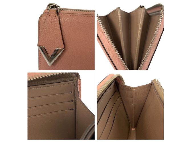 Louis Vuitton Portefeuille Comet Long Wallet Pink Grau - Ansicht 6