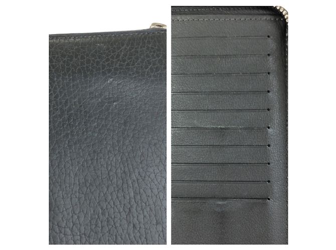 Louis Vuitton Taurillon Zippy Wallet Black - view 8