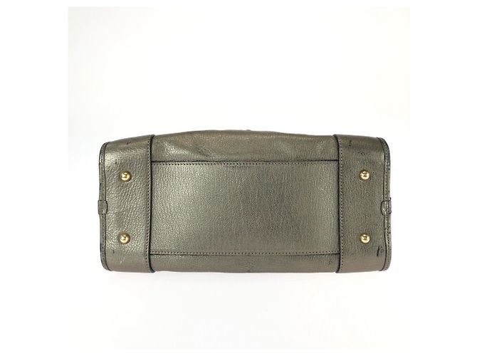Borsa LOEWE Anagram Amazona 28 Argento D'oro - vista 10