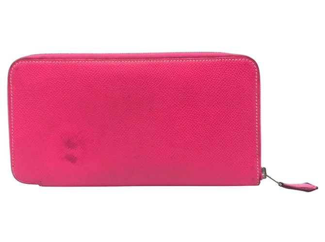 Hermès Cartera larga HERMES Azap en Pink Rose Tyrien Rosa - vista 2