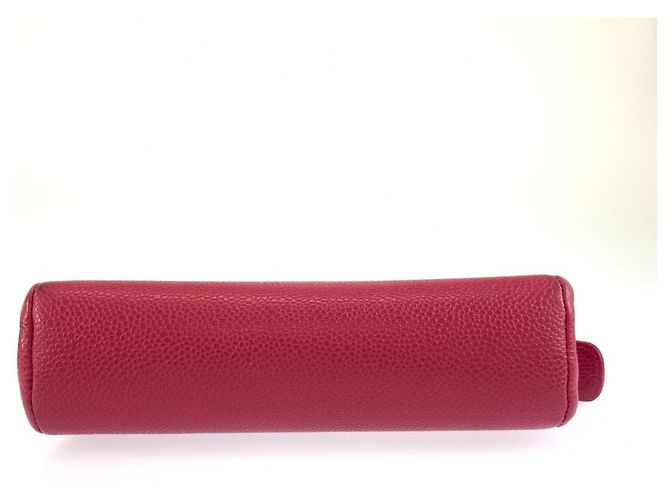 Necessaire in pelle rosa Chanel Coco Mark - vista 8