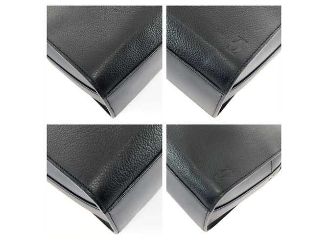 Cartier Must Line Porte-documents en cuir noir - vue 3