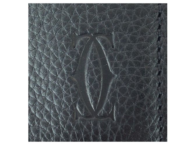 Cartier Must Line Porte-documents en cuir noir - vue 4