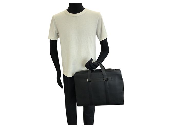 Cartier Must Line Porte-documents en cuir noir - vue 6