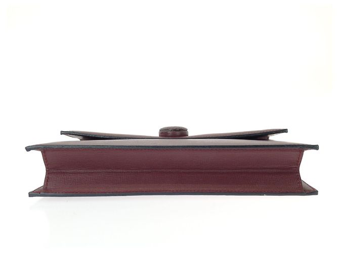 Borsa a Pochette Cartier Vintage Must Line Bordò - vista 10