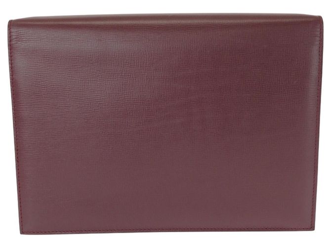Borsa a Pochette Cartier Vintage Must Line Bordò - vista 2