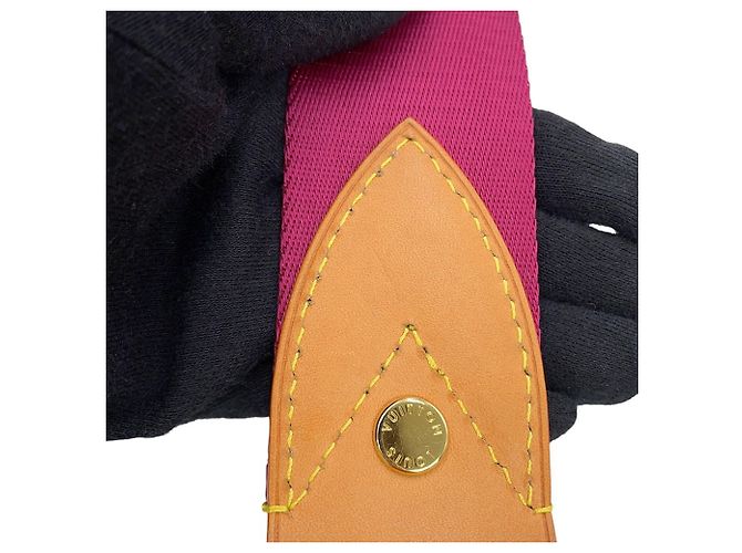 Borsa a tracolla Louis Vuitton Monogram Denim Sunshine NM Rosso - vista 12