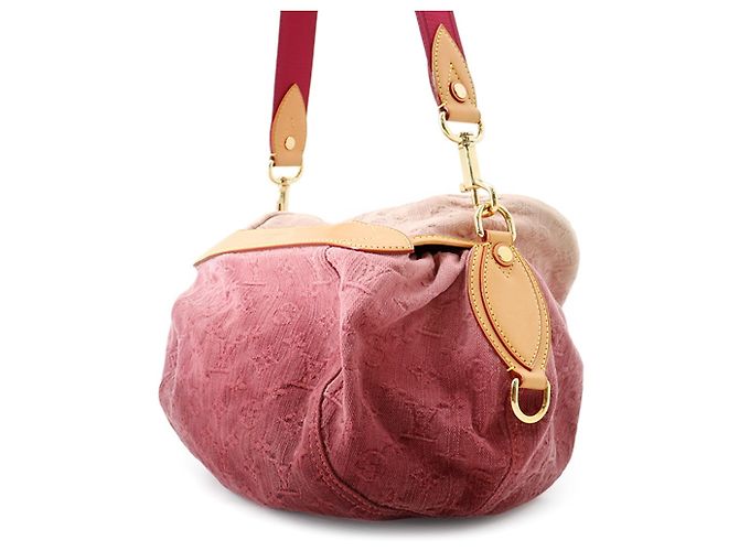 Borsa a tracolla Louis Vuitton Monogram Denim Sunshine NM Rosso - vista 2